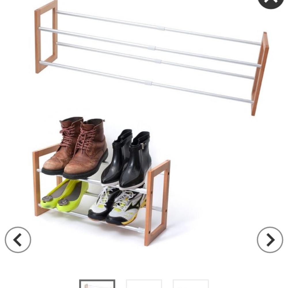 2 target Shoe racks adjustable